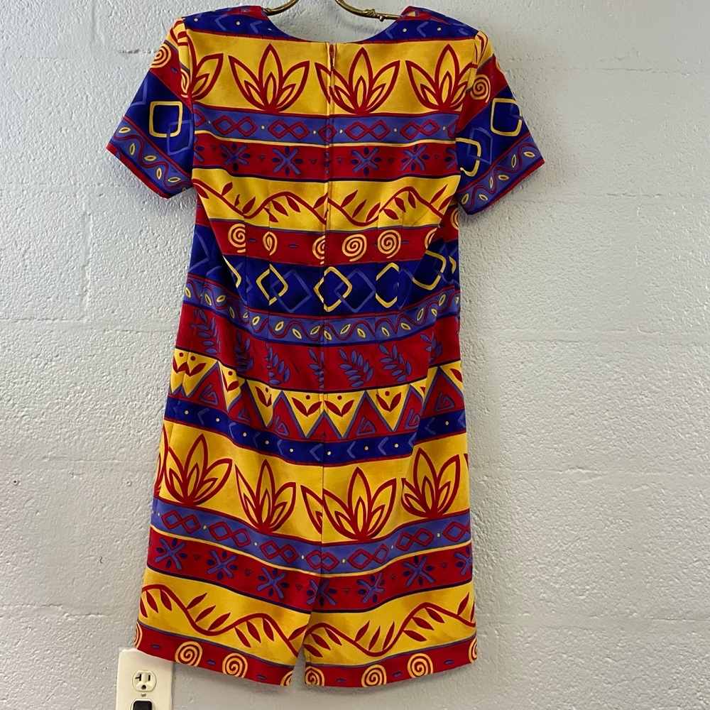 Sag Harbor Petite bright colored dress - Picture 3 of 11